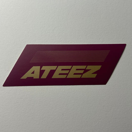 Ateez Golden Hour Digipack sticker