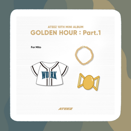 (PRE-ORDER) Ateez Golden Hour Merch - Mito WORK Set