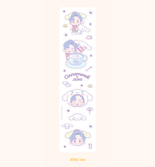 Juno NCT x Sanrio face roll sticker