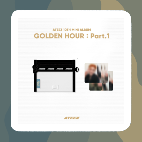 (PRE-ORDER) Ateez Golden Hour Merch - Work Mini Pouch