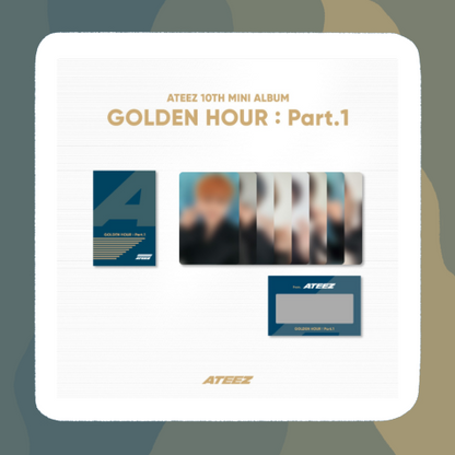 (PRE-ORDER) Ateez Golden Hour Merch - Photo & Scratch Card Set A