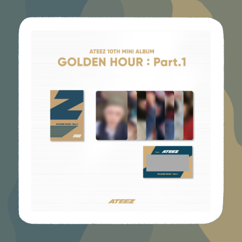 (PRE-ORDER) Ateez Golden Hour Merch - Photo & Scratch Card Set Z