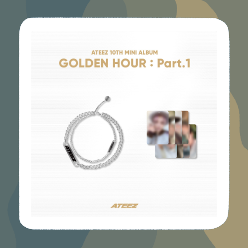 (PRE-ORDER) Ateez Golden Hour Merch - Work Bracelet