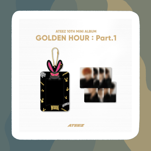 (PRE-ORDER) Ateez Golden Hour Merch - Mito Photo Card Holder