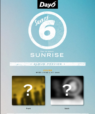 DAY6 1st Album - SUNRISE