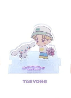 Taeyong NCT x Sanrio acrylic stand with photocard