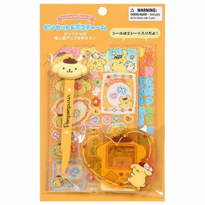 Sanrio Deco Charm Kit with tweezers