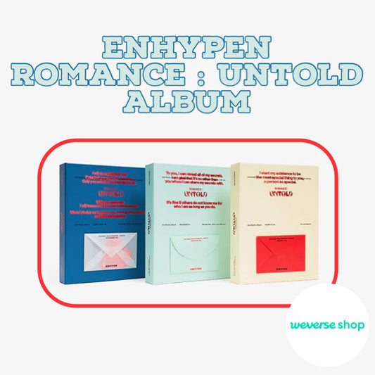 (Pre-Order) Enhypen Romance : Untold Album Random Ver. Weverse POB