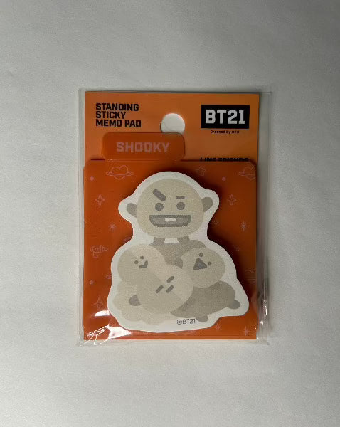 Shooky BT21 Standing Sticky Memo Pad