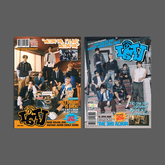 NCT DREAM 3rd Album ISTJ (Introvert & Extrovert Ver.) front cover. idolpopuk