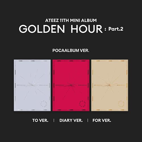 PRE-ORDER ATEEZ GOLDEN HOUR : Part.2 POCAALBUM VER