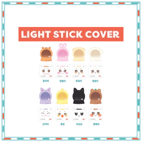 ATEEZ X ANITEEZ Lightstick cover and sticker - character choice with POB