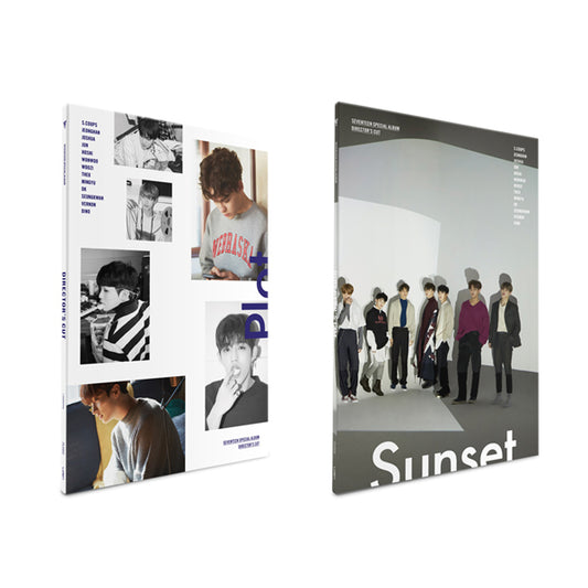 showing front covers of SEVENTEEN Special Album [DIRECTOR'S CUT] | IDOLPOPUK 