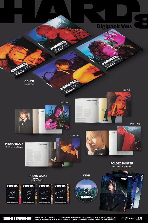 showing contents for SHINee 8th Album [HARD] (Digipack Ver.) IDOLPOPUK | CONTENTS