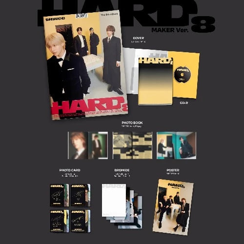 SHINee 8th Album [HARD] (MAKER Photobook Ver.) | IDOLPOPUK