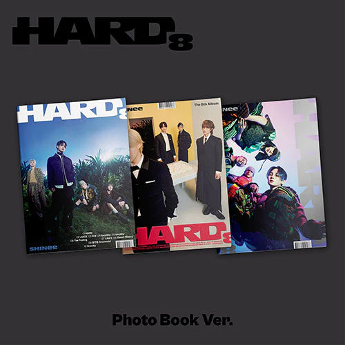 showing front of SHINee 8th Album [HARD] (Photobook Ver.) | IDOLPOPUK