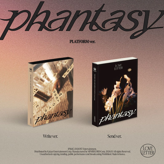 THE BOYZ 2nd Album Part.2 [Phantasy_ Pt.3 Love Letter] (PLATFORM VER) (Write Ver. / Send Ver.)