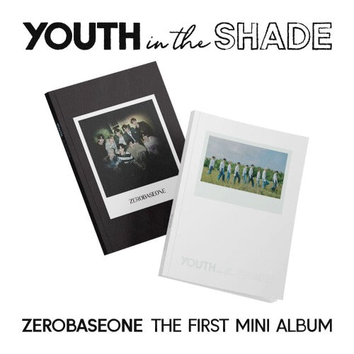 ZEROBASEONE 1st Mini Album [YOUTH IN THE SHADE] cover of both versions, idolpopuk