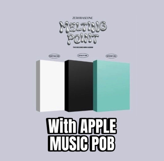 ZEROBASEONE – 2nd Mini ALBUM [MELTING POINT] APPLE MUSIC POB random version